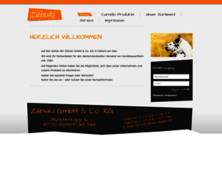 zilinski-gmbh.de screenshot