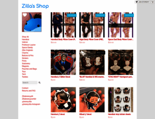 zilla.storenvy.com screenshot