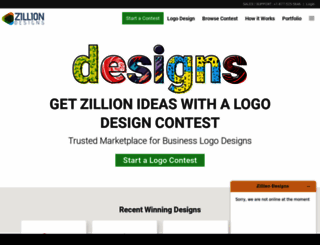 zilliondesigns.com screenshot