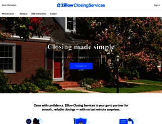 zillowclosings.com screenshot