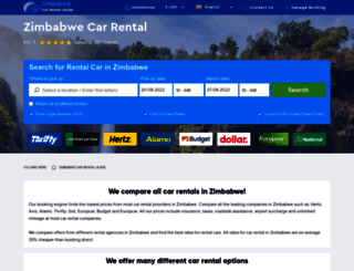 zimbabwe-carrental.com screenshot