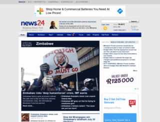 zimbabwe.news24.com screenshot