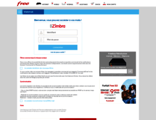 zimbra.free.fr screenshot