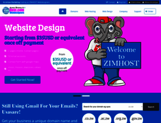 zimhosts.com screenshot