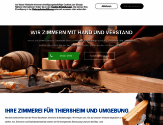 zimmerei-bescherer.de screenshot