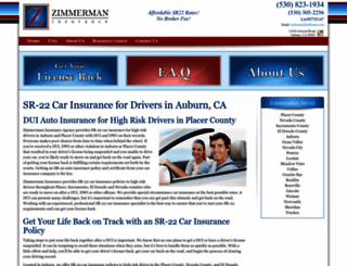 zimmerman-insurance.com screenshot