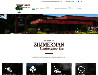 zimmermanslandscaping.com screenshot