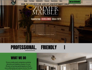 zimmermarble.com screenshot