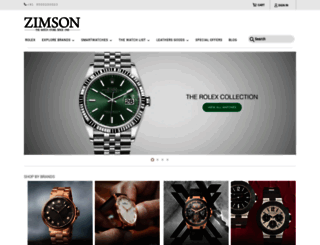 zimsonwatches.com screenshot