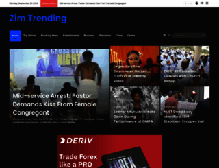 zimtrending.co.zw screenshot