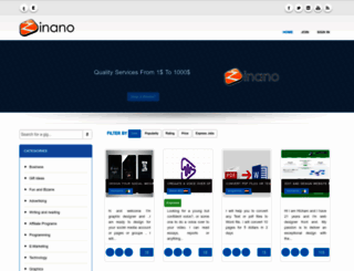 zinano.com screenshot