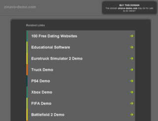 zinavo-demo.com screenshot