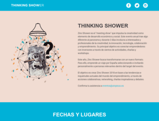 zincshower.com screenshot