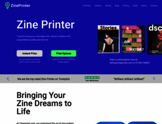 zineprinter.com screenshot