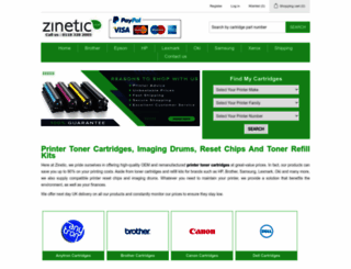 zinetic.co.uk screenshot