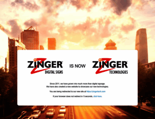 zingersigns.com screenshot