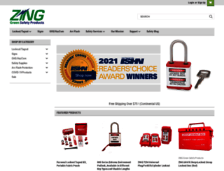 zinggreenproducts.com screenshot