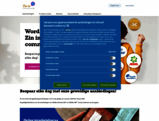 zininmeer.be screenshot