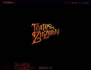 zinzanni.com screenshot