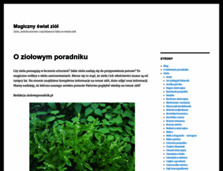 ziolowyporadnik.pl screenshot