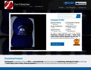 zion-enterprises.com screenshot