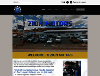 zion-motors.net screenshot