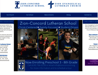 zionconcord.org screenshot