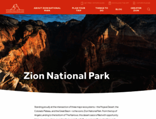 zionnationalpark.com screenshot