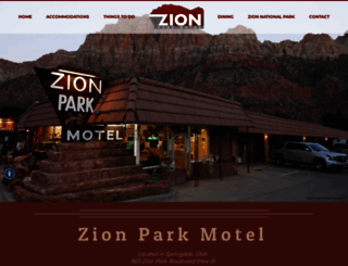 zionparkmotel.com screenshot