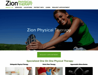 zionphysicaltherapy.com screenshot