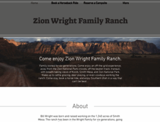 zionwrightfamilyranch.com screenshot