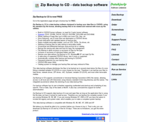zip-backup.com screenshot
