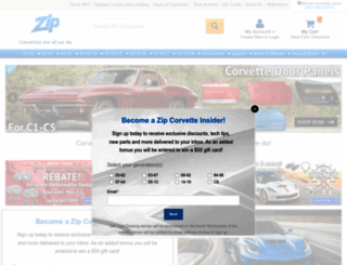 zip-corvette.com screenshot