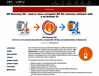 zip.recoverytoolbox.com screenshot