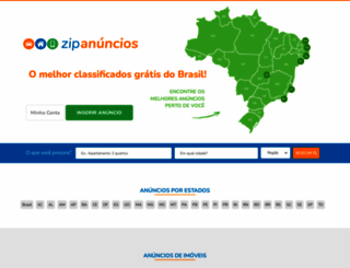 zipanuncios.com.br screenshot