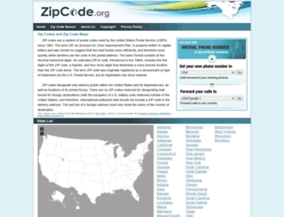 zipcode.org screenshot