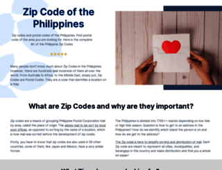 zipcode.ph screenshot