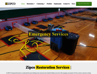 zipcorestoration.com screenshot