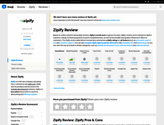 zipify.knoji.com screenshot