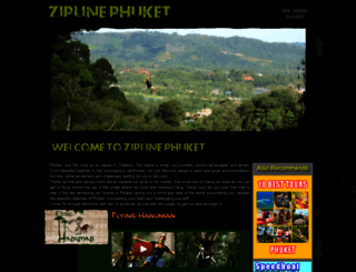 ziplinephuket.com screenshot