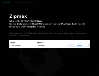 zipmexday.zipmex.com screenshot