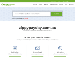 zippypayday.com.au screenshot