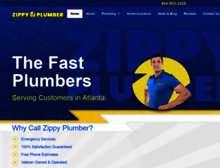 zippyplumber.com screenshot