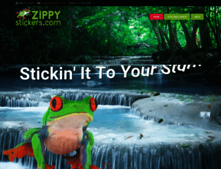 zippystickers.com screenshot