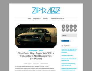 ziprager.wordpress.com screenshot