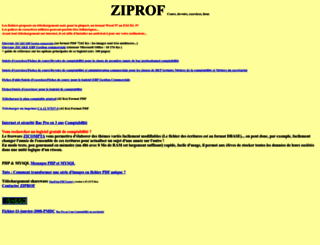 ziprof.free.fr screenshot