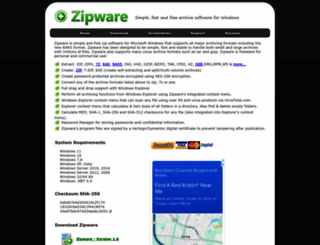 zipware.org screenshot