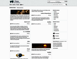 zitatezumnachdenken.com screenshot