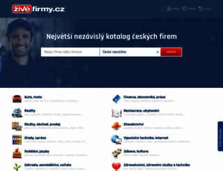 zivefirmy.cz screenshot