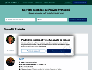 zivotopisy.cz screenshot
